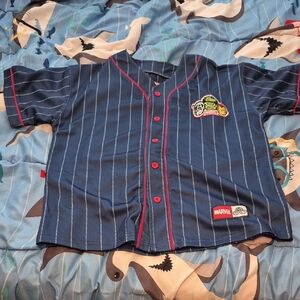 Marvel Kids Navy Pinstripe Jersey